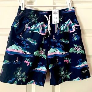 Abercrombie kids swim trunks, 11/12, NWT